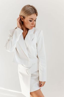Жакет AmberA 1042 White ОБЛАКО  фото 2