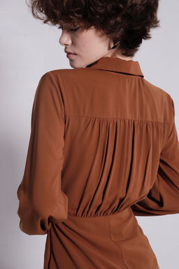 11387 Платье с запахом кофе - Martichelli фото 10