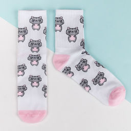 Носки женские «Бесишь», набор 2 пары, размер 36-39 (23-25 см)