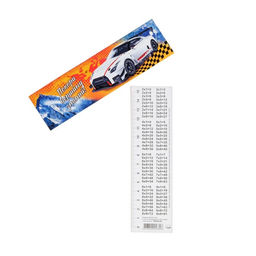 Цена за 60 шт. Закладка Авто 45 х 162 мм МИКС