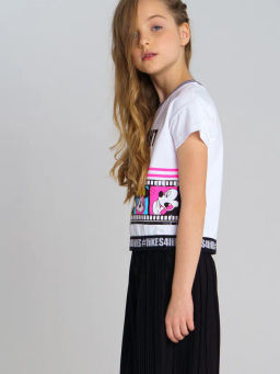 PlayToday / Фуфайка трикотажная для девочек (футболка)  фото 4