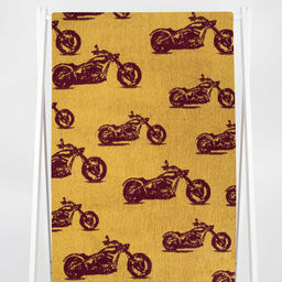 Полотенце махровое 6с102.411ж1 Мото-паттерн(кр.дерево1) 67х150см