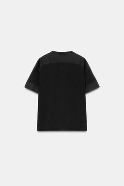 CAMISETA HEAVY COTTON MANGA CORTA / Negro - Zara фото 5