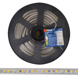 ULS-2835-120LED/m-10mm-IP67-220V-10W/m-50M-6500K Светодиодная гибкая герметичная лента. Бобина 50 м. Дневной белый свет (6500K). TM Uniel.