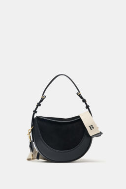 LEATHER FLAP DETAIL CROSSBODY BAG
