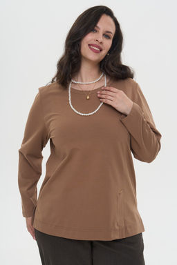 Лонгслив Брау коричневый - Intikoma фото 22