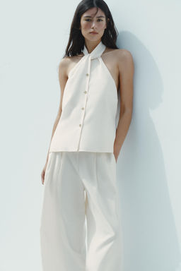 HALTER WAISTCOAT TOP - Zara фото 3