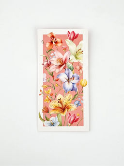 Цена за 10 шт. Конверт для денег Цветы, 16.5?8 см