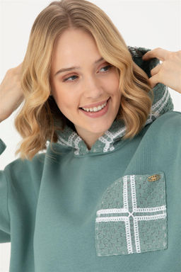 Женский мятный свитшот - U.s. polo assn фото 2