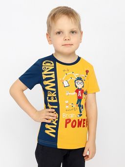 CRB wear/CWKB 63173-30-326 Футболка для мальчика,желтый/Ex.Cherubino