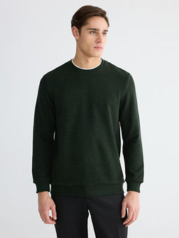 Bisiklet Yaka Erkek Sweatshirt