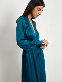 EMKA / Платье миди из 100% вискозы  фото 3