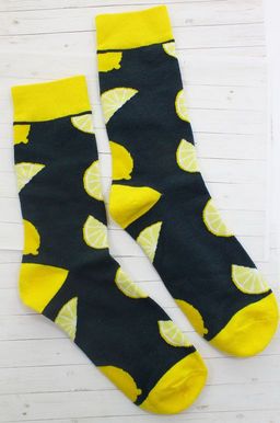 Носки р.40-45 Лимон крупный - Krumpy фото 2