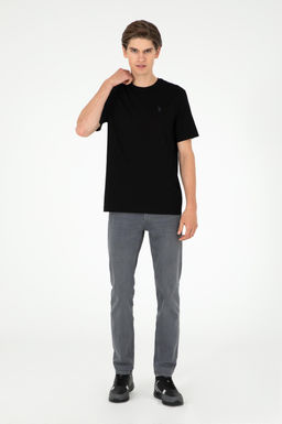 Мужская черная базовая футболка Неожиданная скидка в корзине - U.s. polo assn фото 4