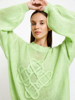 10200310420 Джемпер жен. Capannelli салатовый - Concept club фото 3