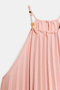 TOP HALTER PLISADO ABALORIOS / Rosa palo - Zara фото 8