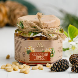 Ядро кедрового ореха в сосновом сиропе 150г