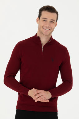 Мужской бордово-красный свитер - U.s. polo assn фото 15