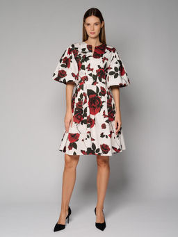 Платье женское 12521-35170 white/red