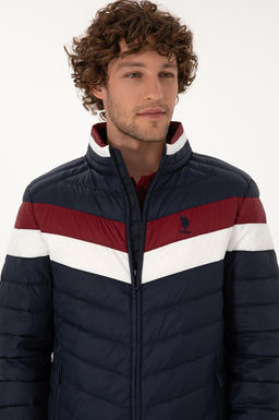 Erkek Lacivert Mont Sepette S_rpriz _ndirim