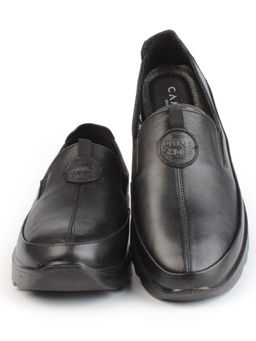 03-5306 BLACK Полуботинки женские (натуральная кожа)