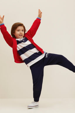 Темно-синие спортивные штаны для мальчика - U.s. polo assn фото 4