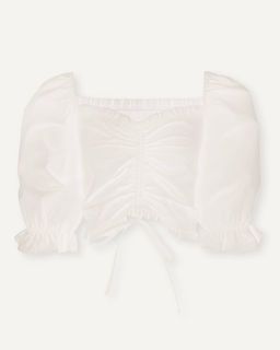 Короткая блузка со сборками