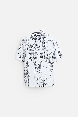 STRETCH LEAF PRINT SHIRT - Zara фото 7
