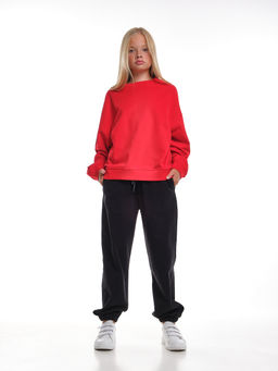 Свитшот для девочки 22-7633 св.серый - Mini maxi фото 28