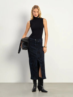 Юбка с принтом - Emka фото 5