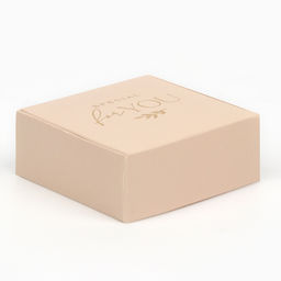 Цена за 5 шт. Коробка под бижутерию «Нюд», 7.5 х 7.5 х 3 см