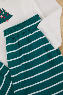 K?rm?z? Yumusak Dokulu Bask?l? Regular Orme Unisex Cocuk Pijama Tak?m? TKDAW26PT00004 - Trendyolmilla фото 6