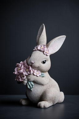 ФИГУРКА ДЕКОРАТИВНАЯ КРОЛИК 9Х9,5Х16 СМ