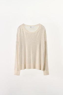 FINE KNIT TOP WITH RHINESTONE DETAIL - Zara фото 30