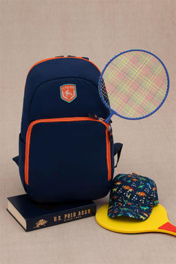 Школьная сумка темно-синего цвета для мальчика