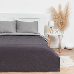 Покрывало LoveLife Евро 200х2105 см, цвет темно-серый, микрофайбер, 100% п/э