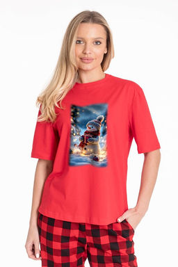 Футболка М325425Пк красный