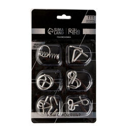 Металлические головоломки «Игры разума №2», набор 6 шт., на блистере