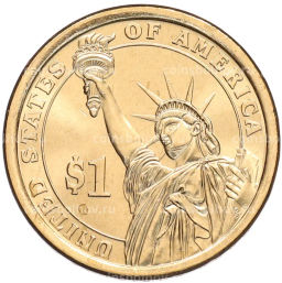 Монета 1 доллар 2014 года (Р) США 30-й президент США Калвин Кулидж