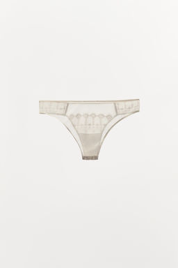 GUIPURE BRIEFS - Zara фото 6