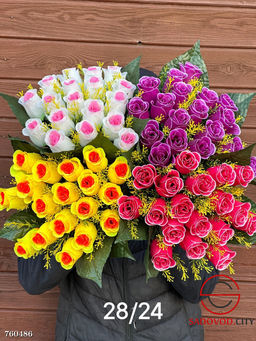 Букет искусственных роз, 16 шт