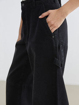 Barrel Fit Kad?n Jean Pantolon