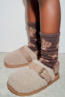 2-PACK OF LONG SOCKS WITH BEAR AND STRIPE PRINT - Zara фото 5