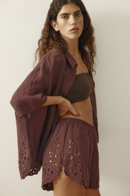Broderie anglaise shorts - H&m фото 6