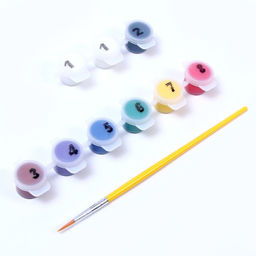 Картина по номерам для малышей «Пушистый зайка»