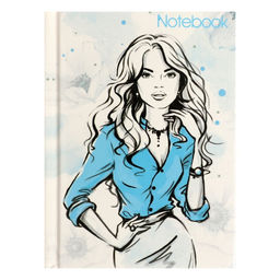 Блокнот А7, 64 листа в клетку Фэшн, твёрдая обложка, блок офсет