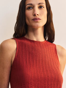 Майка прямого кроя с разрезом на спинке ZR2605023417-21 / Zarina  фото 3