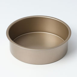 Форма для выпечки Доляна «Круг. Рэнди», 21.5×6.5 см, антипригарное покрытие, разъёмная, золотая