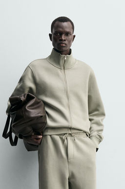 SUDADERA INTERLOCK CREMALLERA / Menta - Zara фото 2