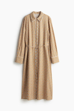 Vestido estampado con cinturon de anudar - H&m фото 9